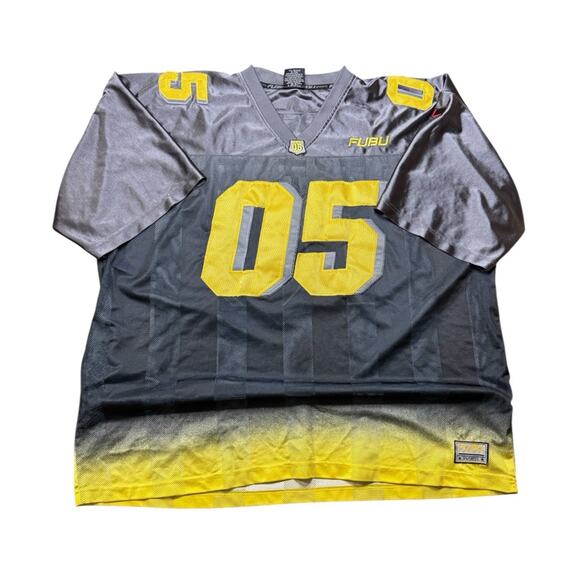 Vintage FUBU Jersey XXXL MEN’s Gray 90s 05 Champ League Skater Y2K - Picture 2 of 12